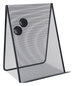 A Picture of product UNV-20027 Universal® Metal Mesh Document Holder Free Standing, 35 Sheet Capacity, Black