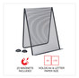 A Picture of product UNV-20027 Universal® Metal Mesh Document Holder Free Standing, 35 Sheet Capacity, Black