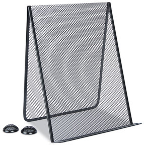 Universal® Metal Mesh Document Holder Free Standing, 35 Sheet Capacity, Black