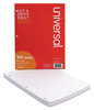 A Picture of product UNV-20911 Universal® Filler Paper 3-Hole, 8.5 x 11, Medium/College Rule, 100/Pack