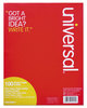 A Picture of product UNV-20911 Universal® Filler Paper 3-Hole, 8.5 x 11, Medium/College Rule, 100/Pack