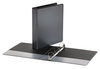 A Picture of product UNV-20971 Universal® Economy Round Ring View Binder 3 Rings, 1.5" Capacity, 11 x 8.5, Black