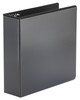 A Picture of product UNV-20991 Universal® Economy Round Ring View Binder 3 Rings, 3" Capacity, 11 x 8.5, Black