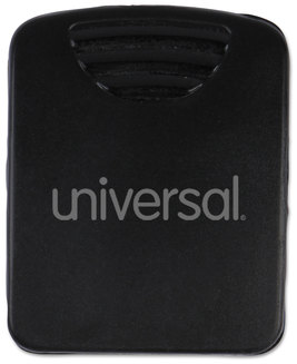 Universal® Fabric Panel Wall Clips 25 Sheet Capacity, Black, 20/Pack