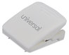 A Picture of product UNV-21271 Universal® Fabric Panel Wall Clips 25 Sheet Capacity, White, 20/Pack