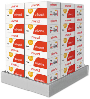 Universal® Copy Paper Legal Size 92 Bright, 20 lb Bond Weight, 8.5 x 14, White, 500 Sheets/Ream, 10 Reams/Carton, 30 Cartons/Pallet
