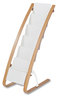 A Picture of product ABA-DDEXPO6WBC Alba™ Literature Floor Display Rack 19.68 x 13.38 36.61, White/Woodgrain
