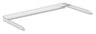 A Picture of product ACC-12993 ACCO Standard Two-Piece Paper Fasteners Two-Prong Fastener Bases, 2" Capacity, 2.75" Center to Silver, 100/Box
