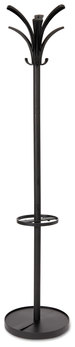 Alba™ Brio Coat Stand 13.75w x 13.75d 66.25h, Black