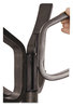 A Picture of product ABA-PMCAFE Alba™ Café Wood Coat Stand Cafe Ten Peg/Five Hook, 21.67w x 21.67d 69.33h, Espresso Brown
