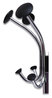 A Picture of product ABA-PMCLAS Alba™ Chromy Coat Stand 12 Knobs, 16w x 16d 70.5h, Chrome/Black