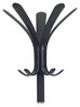 A Picture of product ABA-PMCLEON Alba™ CLEO Coat Stand Alone Rack, Ten Knobs, Steel/Plastic, 19.75w x 19.75d 68.9h, Black
