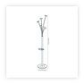 A Picture of product ABA-PMFESTN Alba™ Festival Coat Stand with Umbrella Holder, Five Knobs, 14w x 14d 73.67h, Black