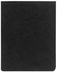 ACCO PRESSTEX® Report Cover with Tyvek® Reinforced Hinge Top Bound, Two-Piece Prong Fastener, 2" Capacity, 8.5 x 11, Black/Black