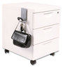 A Picture of product ABA-PMMAG2M Alba™ Magnetic Coat Peg ABS/Magnet/Steel, Black/Silver, Supports 11 lbs