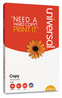 A Picture of product UNV-28110 Business Source Acid-Free Premium Multipurpose Copy Paper. 20 lb. 92 brightness. 11 X 17 in. White. 500 sheets/ream, 5 reams/carton.