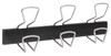A Picture of product ABA-PMPRO3M Alba™ Wall-Mount Coat Hooks 18.11 x 2.95 6.45, Metal, Silver, 22 lb Capacity