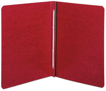 ACCO PRESSTEX® Report Cover with Tyvek® Reinforced Hinge Presstex Two-Piece Prong Fastener, 3" Capacity, 8.5 x 11, Executive Red