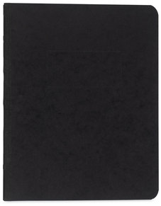 ACCO Pressboard Report Cover with Tyvek® Reinforced Hinge Two-Piece Prong Fastener, 3" Capacity, 8.5 x 11, Black/Black