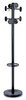 A Picture of product ABA-PMSTAN3N Alba™ Stan3 Coat Rack Steel Stand Alone Eight Knobs, 15w x 15d 69.3h, Black