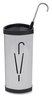 A Picture of product ABA-PMTRIA2M Alba™ Triangular Umbrella Stand Steel, 10.25w x 10.25d 23.67h, Silver/Black