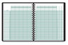 A Picture of product AAG-8015005 AT-A-GLANCE® Undated Class Record Book Nine to 10 Week Term: Two-Page Spread (35 Students), 10.88 x 8.25, Black Cover