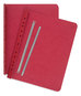 A Picture of product ACC-25978 ACCO Pressboard Report Cover with Tyvek® Reinforced Hinge Two-Piece Prong Fastener, 3" Capacity, 8.5 x 11, Red/Red