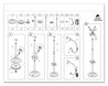 A Picture of product ABA-PMVIENAN Alba™ Viena Coat Stand Eight Knobs, Steel, 16w x 16d 70.5h, Black