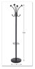 A Picture of product ABA-PMVIENAN Alba™ Viena Coat Stand Eight Knobs, Steel, 16w x 16d 70.5h, Black