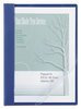 A Picture of product ACC-26102 ACCO Clear Front Vinyl Report Cover Prong Fastener, 0.5" Capacity, 8.5 x 11, Clear/Blue
