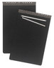 A Picture of product ACC-47071 ACCO Pressboard Report Cover with Tyvek® Reinforced Hinge Two-Piece Prong Fastener, 3" Capacity, 11 x 17, Black/Black