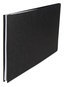 A Picture of product ACC-47071 ACCO Pressboard Report Cover with Tyvek® Reinforced Hinge Two-Piece Prong Fastener, 3" Capacity, 11 x 17, Black/Black