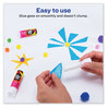 A Picture of product AVE-00166 Avery® Permanent Glue Stic™ 0.26 oz, Applies White, Dries Clear
