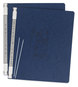 A Picture of product ACC-54073 ACCO PRESSTEX® Covers with Storage Hooks 2 Posts, 6" Capacity, 14.88 x 11, Dark Blue