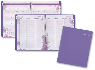 AT-A-GLANCE® Beautiful Day Planner Weekly/Monthly Vertical-Column Format, 11 x 8.5, Purple Cover, 13-Month: Jan 2026 to 2027