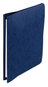 A Picture of product ACC-54133 ACCO PRESSTEX® Covers with Storage Hooks 2 Posts, 6" Capacity, 12 x 8.5, Dark Blue