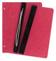 A Picture of product ACC-55261 ACCO Expandable Hanging Data Binder 2 Posts, 6" Capacity, 11 x 8.5, Red