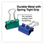 A Picture of product UNV-31027 Universal® Binder Clips with Storage Tub, Mini, Assorted Colors, 60/Pack