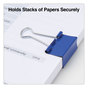 A Picture of product UNV-31029 Universal® Binder Clips with Storage Tub, Medium, Assorted Colors, 24/Pack
