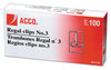 A Picture of product ACC-72130 ACCO Regal Clips #3, Smooth, Silver, 100/Box