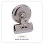 A Picture of product UNV-31260 Universal® Bulldog Magnetic Clips Small, Nickel, 18/Pack