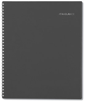 AT-A-GLANCE® DayMinder® Academic Weekly/Monthly Planners Desktop Planner, 11 x 8.5, Charcoal Cover, 12-Month (July to June): 2025 2026