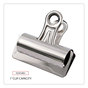 A Picture of product UNV-31266 Universal® Bulldog Clips Jumbo, Nickel, 12/Pack