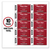A Picture of product ACC-72580 ACCO Paper Clips Jumbo, Smooth, Silver, 100 Clips/Box, 10 Boxes/Pack