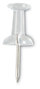 A Picture of product UNV-31306 Universal® Clear Push Pins Plastic, 0.38", 400/Pack