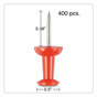 A Picture of product UNV-31314 Universal® Colored Push Pins Plastic, Assorted, 0.38", 400/Pack