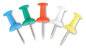 A Picture of product UNV-31314 Universal® Colored Push Pins Plastic, Assorted, 0.38", 400/Pack