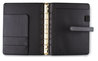 A Picture of product AAG-DR111804005 AT-A-GLANCE® Buckle Closure Starter Set Planner/Organizer 8.5 x 5.5, Black Cover, 12-Month (Jan to Dec): Undated