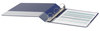 A Picture of product UNV-33402 Business Source Economy Non-View Round Ring Binder with 3 Rings and 1.5 in. Capacity. 11 X 8.5 in. Royal Blue.