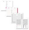 A Picture of product AAG-E01750 AT-A-GLANCE® Two-Color Desk Calendar Refill 3.5 x 6, White Sheets, 12-Month (Jan to Dec): 2026